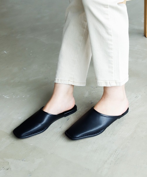 フラットサンダル フラットシューズ スリッポン ぺたんこサンダル サンダル Birthday シューズ Room バースデイルーム のファッション