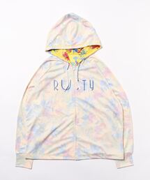 RUSTY（ラスティ）の「【RUSTY】レディースラッシュガード / 長袖 / パーカー / 水着 マリンスポーツ アウトドア ビーチ プール UPF50+（ラッシュガード）」