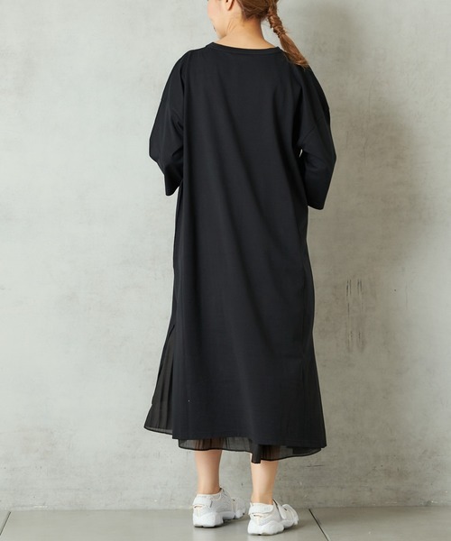 PUAL CE CIN(ピュアルセシン)の「【Du noir】シルケット天竺刺繍ロングT(Tシャツ/カットソー・レディース・ホワイト系その他/ブラック系その他/ブラック/ホワイト・FREE)」の17枚目の写真