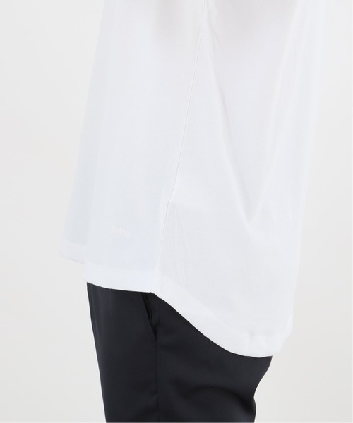 WWS（ワークウェアスーツ）の「【WWS / ワークウェアスーツ】 417 別注 POLYTTON ラウンド TEE（Tシャツ/カットソー・メンズ・ブラック/ホワイト・SMALL/MEDIUM/LARGE/X-LARGE）」の11枚目の写真