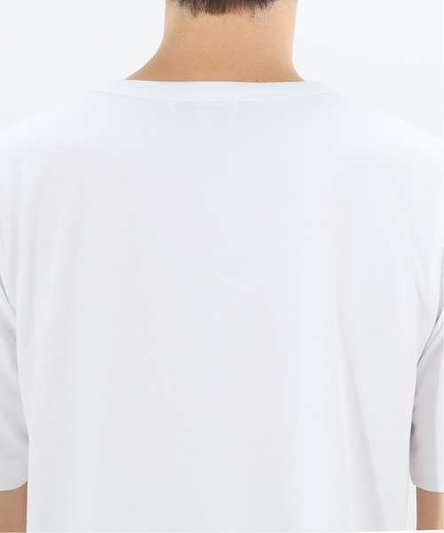 WWS（ワークウェアスーツ）の「【WWS / ワークウェアスーツ】 417 別注 POLYTTON ラウンド TEE（Tシャツ/カットソー・メンズ・ブラック/ホワイト・SMALL/MEDIUM/LARGE/X-LARGE）」の8枚目の写真