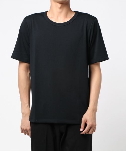 WWS（ワークウェアスーツ）の「【WWS / ワークウェアスーツ】 417 別注 POLYTTON ラウンド TEE（Tシャツ/カットソー・メンズ・ブラック/ホワイト・SMALL/MEDIUM/LARGE/X-LARGE）」の18枚目の写真