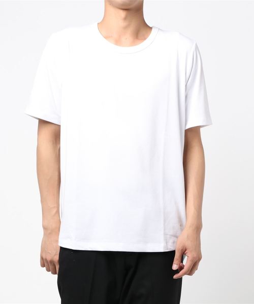 WWS（ワークウェアスーツ）の「【WWS / ワークウェアスーツ】 417 別注 POLYTTON ラウンド TEE（Tシャツ/カットソー・メンズ・ブラック/ホワイト・SMALL/MEDIUM/LARGE/X-LARGE）」の17枚目の写真