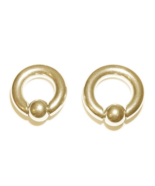 MORPH(モルフ)の「MORPH モルフ CBR ボディーピアス 2ゲージ 14mm~16mm(ピアス(片耳用)・メンズ・ゴールド・14/16)」の3枚目の写真