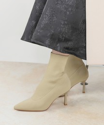 RANDA（ランダ）の「ストレスフリー/ソフトストレッチニットソックスブーツ（ブーツ）」