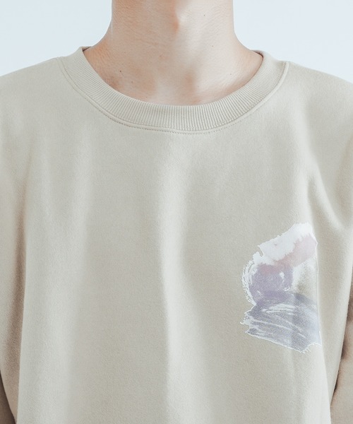 epnok(エプノック)の「アートグラフィックスウェット(スウェット・メンズ・グリーン/ベージュ/ブラウン・LARGE/MEDIUM)」の11枚目の写真