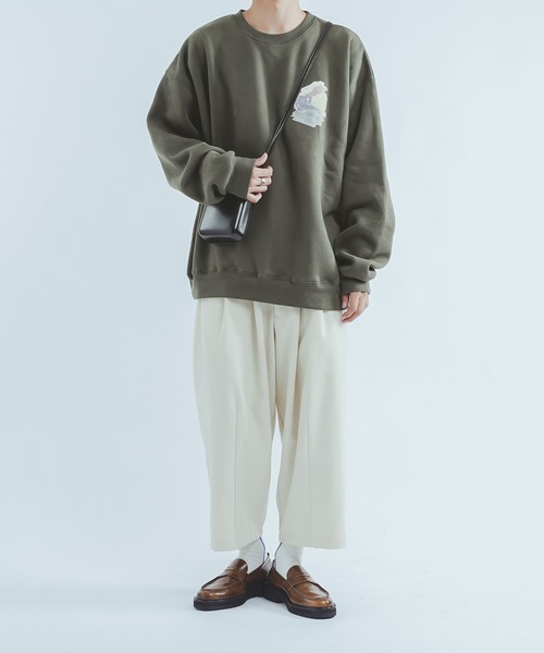 epnok(エプノック)の「アートグラフィックスウェット(スウェット・メンズ・グリーン/ベージュ/ブラウン・LARGE/MEDIUM)」の20枚目の写真