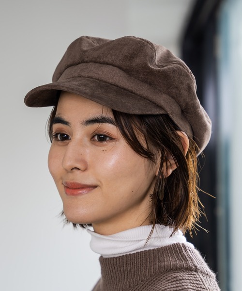 LEPSIM（レプシィム）の「モールキャスケット　919646（キャスケット・レディース・ライトグレー/ブラウン/ダークグレー・ONE SIZE）」の3枚目の写真