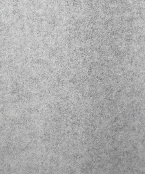 UNTITLED アンタイトル ラムウール ノーカラーショートコート ジャケット UNTITLED（アンタイトル）の「◇ラムウール ノーカラーショート