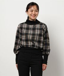 リブドッキングプルオーバートップス