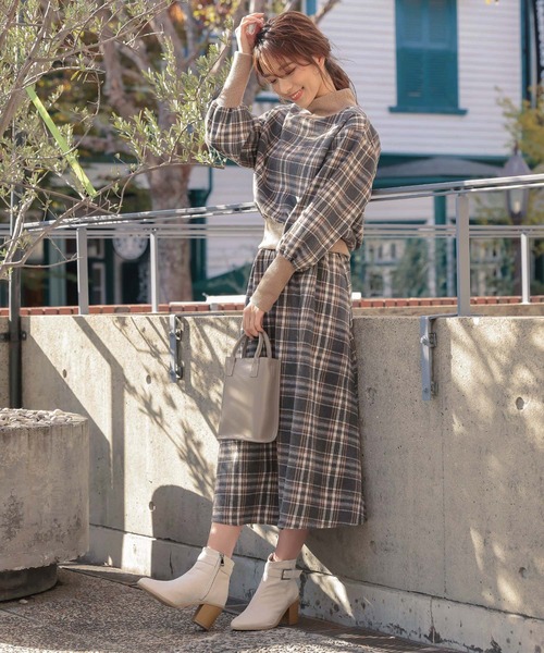 KOBE LETTUCE（コウベレタス）の「リブドッキングプルオーバートップス（その他トップス・レディース・ベージュ系その他/ライトベージュ/ブラック系その他/ピンク系その他・FREE）」の7枚目の写真