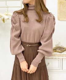 袖コンシャスタートルニット【ZOZOTOWN限定アイテム】