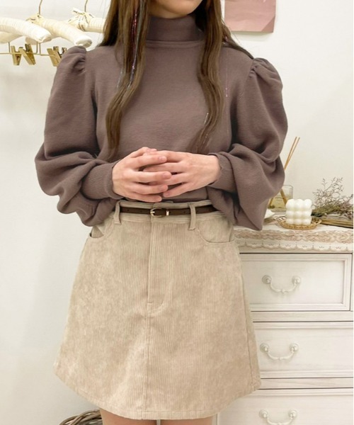 apres jour（アプレジュール）の「袖コンシャスタートルニット【ZOZOTOWN限定アイテム】（ニット/セーター・レディース・モカ/ブラック/アイボリー/ピンクベージュ・X-LARGE/フリー）」の7枚目の写真