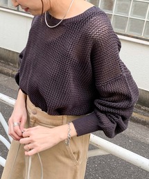 CIAOPANIC TYPY | 【21SS】【ZOZOTOWN限定】メッシュニットトップス/サイドスリット(ニット/セーター)