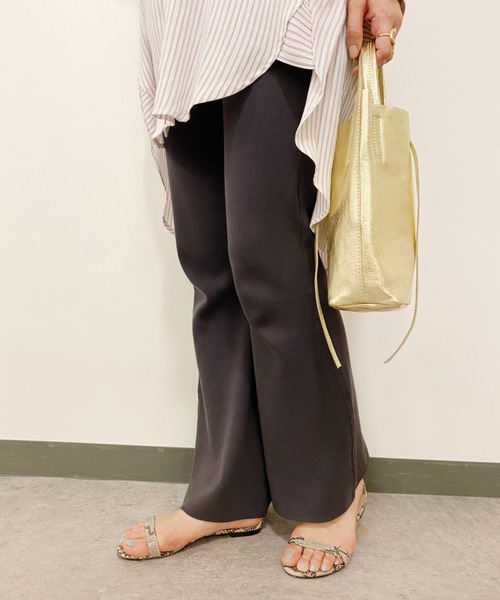 SHENERY（シーナリー）の「ICE COTTON総針ニットフレアパンツ（その他パンツ・レディース・ブルー/グレー系その他・FREE）」の22枚目の写真