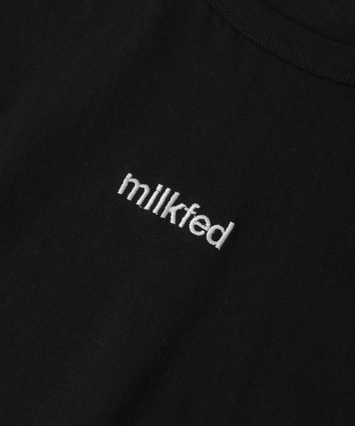 MILKFED.（ミルクフェド）の「RUFFLE SLEEVE TOP（Tシャツ/カットソー・レディース・ライトパープル/ライトグリーン/ホワイト/ブラック・ONE SIZE）」の13枚目の写真