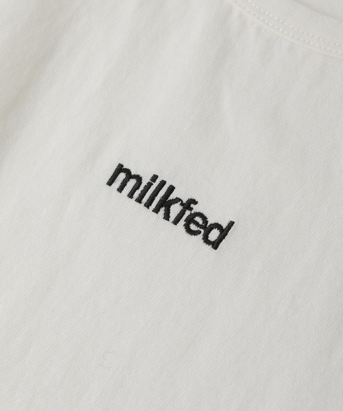 MILKFED.（ミルクフェド）の「RUFFLE SLEEVE TOP（Tシャツ/カットソー・レディース・ライトパープル/ライトグリーン/ホワイト/ブラック・ONE SIZE）」の11枚目の写真