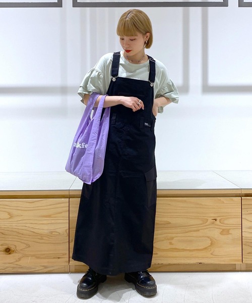 MILKFED.（ミルクフェド）の「RUFFLE SLEEVE TOP（Tシャツ/カットソー・レディース・ライトパープル/ライトグリーン/ホワイト/ブラック・ONE SIZE）」の18枚目の写真