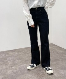 apres jour mignon | バックレースアップデニムパンツ【ZOZOTOWN限定アイテム】(デニムパンツ)