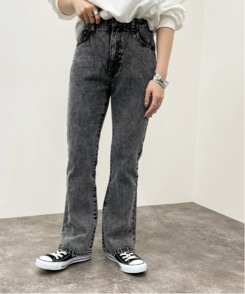 apres jour mignon（アプレジュールミニョン）の「バックレースアップデニムパンツ【ZOZOTOWN限定アイテム】（デニムパンツ・レディース・ベージュ/ブラック/グレー系その他/ホワイト系その他・X-LARGE/SMALL/MEDIUM/LARGE）」の16枚目の写真