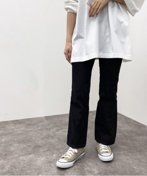 apres jour mignon（アプレジュールミニョン）の「バックレースアップデニムパンツ【ZOZOTOWN限定アイテム】（デニムパンツ・レディース・ベージュ/ブラック/グレー系その他/ホワイト系その他・X-LARGE/SMALL/MEDIUM/LARGE）」の14枚目の写真