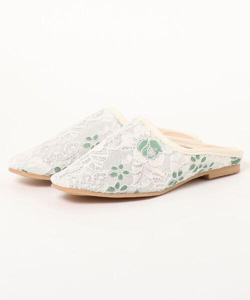 Casselini（キャセリーニ）の「【casselini】チュールシューズ（スリッポン・レディース・ホワイト/ベージュ/ブラック/グリーン/その他・23.5cm/24.5cm/24cm）」の9枚目の写真