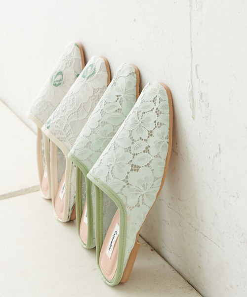 Casselini（キャセリーニ）の「【casselini】チュールシューズ（スリッポン・レディース・ホワイト/ベージュ/ブラック/グリーン/その他・23.5cm/24.5cm/24cm）」の12枚目の写真