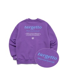 【TARGETTO 】バックプリントロゴスウェットシャツ / BACK PRINTING LOGO SWEAT SHIRT