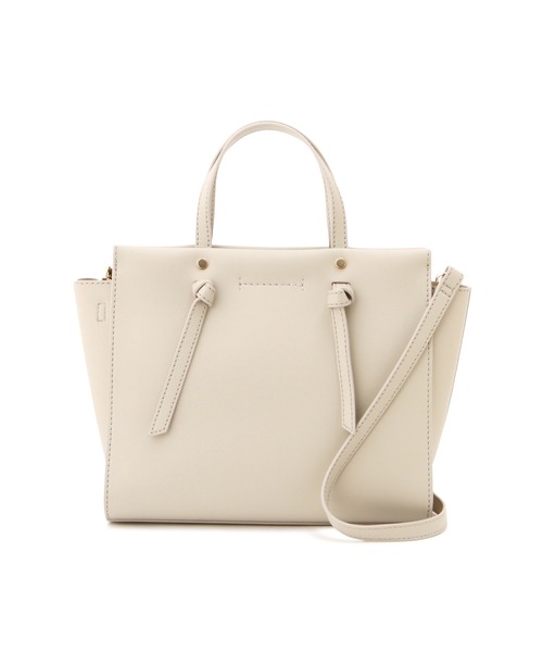 NATURAL BEAUTY BASIC（ナチュラルビューティーベーシック）の「ノットハンドルミニトート（トートバッグ・レディース・ホワイト/ベージュ/ラベンダー・ﾌﾘ-）」の20枚目の写真