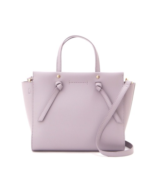 NATURAL BEAUTY BASIC（ナチュラルビューティーベーシック）の「ノットハンドルミニトート（トートバッグ・レディース・ホワイト/ベージュ/ラベンダー・ﾌﾘ-）」の17枚目の写真