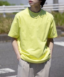 WEGO/ドロップショルダーカラー半袖Tシャツ