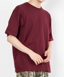 WEGO/ドロップショルダーカラー半袖Tシャツ