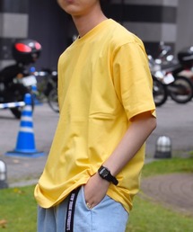 WEGO | WEGO/ドロップショルダーカラー半袖Tシャツ(Tシャツ/カットソー)