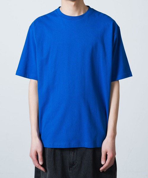 半袖Tシャツ メンズ 幾何学ライン ドロップショルダー 2色 AH ABAHOUSE】カットジョーゼット ドロップショルダー モック