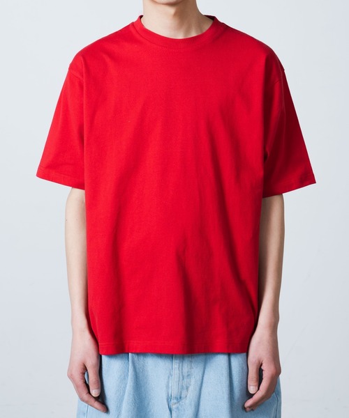 3色 Tシャツ 半袖 トップス ワンショル ロゴ ドロップショルダー ワンショルダーTシャツ トップス 半袖[品番：SHUK0001216