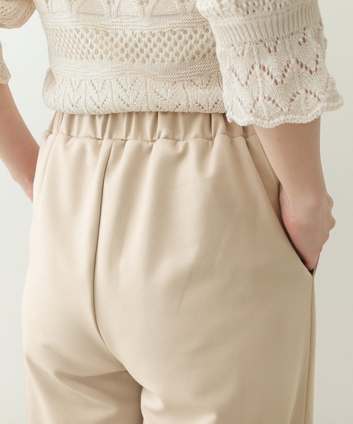 Social GIRL（ソーシャルガール）の「センタープレスワイドパンツ（スラックス・レディース・ブラック/クリーム/キャメル/ブルーグレー・M）」の19枚目の写真