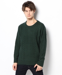 CIAOPANIC | 【Ciaopanic】W/ACアラン柄C/N(ニット/セーター)