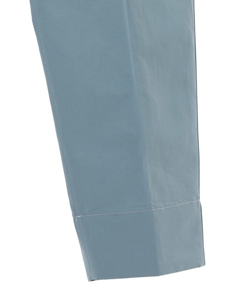 beautiful people（ビューティフルピープル）の「beautiful people / military weather two tuck pants 1115105004（スラックス・レディース・ライトブルー/ブラウン・36/38）」の4枚目の写真