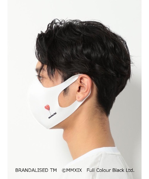 Perfect Suit FActory（パーフェクトスーツファクトリー）の「バンクシーマスク　ホワイト　Bandaged Heart（マスク・メンズ・ホワイト・FREE）」の3枚目の写真