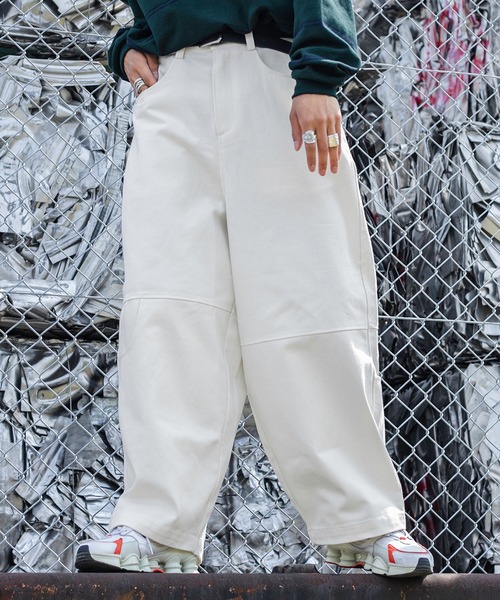 Perushu（ペルーシュ）の「ウルトラワイドデザインポケットパンツ（カーゴパンツ・メンズ・ホワイト/ボルドー/カーキ/ブラック・LARGE/MEDIUM/SMALL）」の9枚目の写真