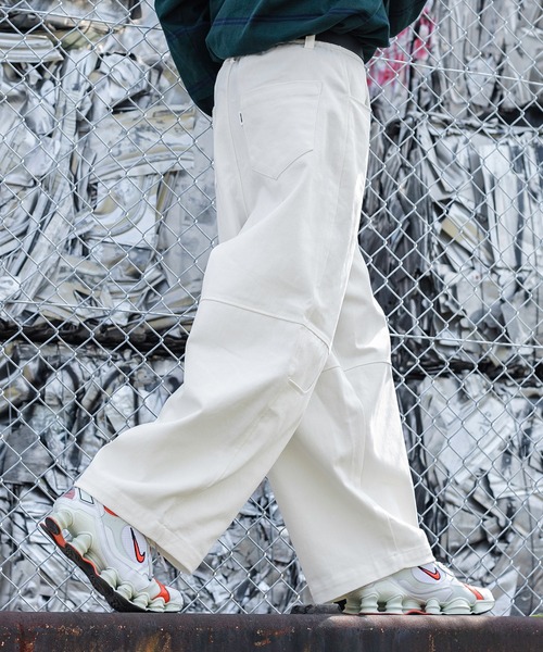 Perushu（ペルーシュ）の「ウルトラワイドデザインポケットパンツ（カーゴパンツ・メンズ・ホワイト/ボルドー/カーキ/ブラック・LARGE/MEDIUM/SMALL）」の11枚目の写真