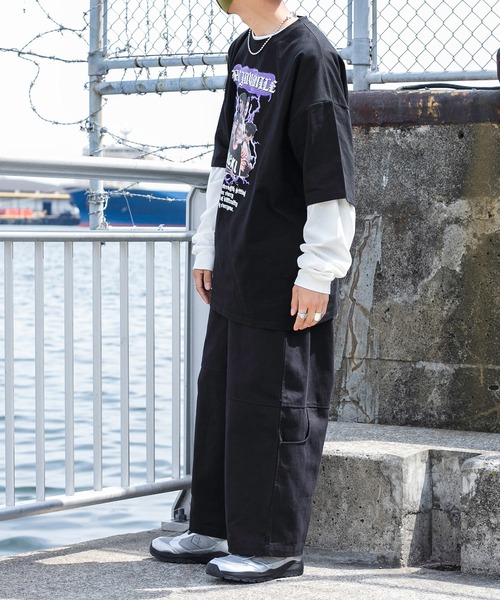 Perushu（ペルーシュ）の「ウルトラワイドデザインポケットパンツ（カーゴパンツ・メンズ・ホワイト/ボルドー/カーキ/ブラック・LARGE/MEDIUM/SMALL）」の20枚目の写真