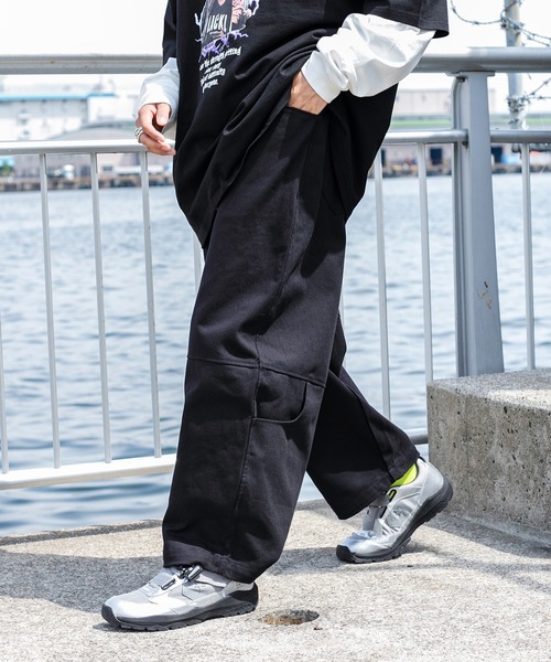 Perushu（ペルーシュ）の「ウルトラワイドデザインポケットパンツ（カーゴパンツ・メンズ・ホワイト/ボルドー/カーキ/ブラック・LARGE/MEDIUM/SMALL）」の22枚目の写真