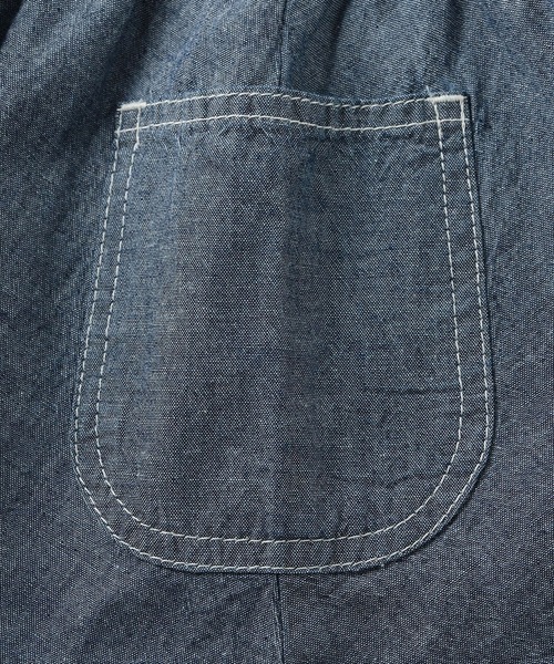 EDWIN（エドウィン）の「ノースリーブ　ベビー・ガールズシャツワンピース（ワンピース・キッズ・ライトブルー/ワンウォッシュ・90/100/110/120/80）」の10枚目の写真