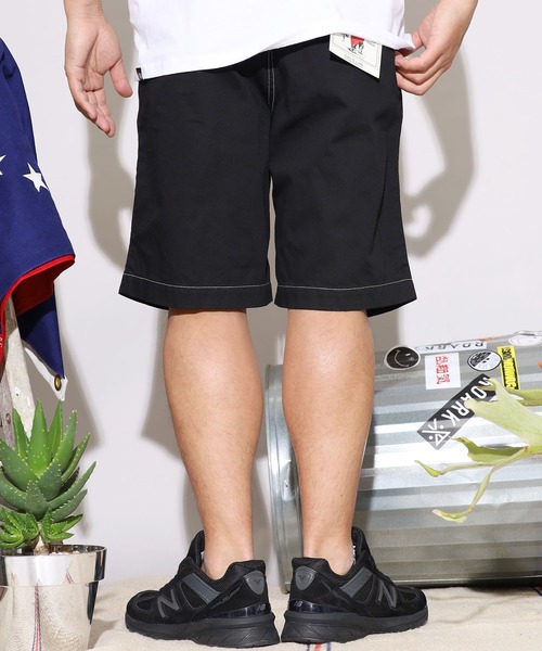 CAL O LINE（キャルオーライン）の「CAL O LINE/キャルオーライン 2 TUCK CHINO SHORTS ショーツ チノショーツ ハーフパンツ（チノパンツ・メンズ・ブラック/ベージュ・M/L/XL）」の10枚目の写真