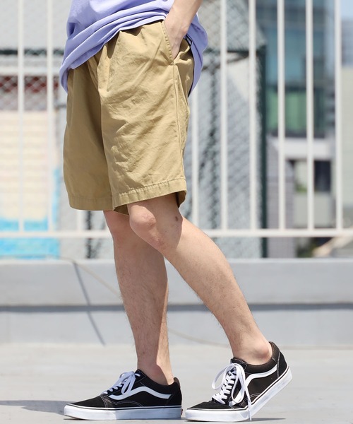 CAL O LINE（キャルオーライン）の「CAL O LINE/キャルオーライン 2 TUCK CHINO SHORTS ショーツ チノショーツ ハーフパンツ（チノパンツ・メンズ・ブラック/ベージュ・M/L/XL）」の16枚目の写真