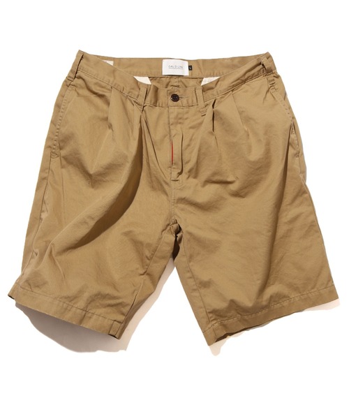 CAL O LINE（キャルオーライン）の「CAL O LINE/キャルオーライン 2 TUCK CHINO SHORTS ショーツ チノショーツ ハーフパンツ（チノパンツ・メンズ・ブラック/ベージュ・M/L/XL）」の18枚目の写真