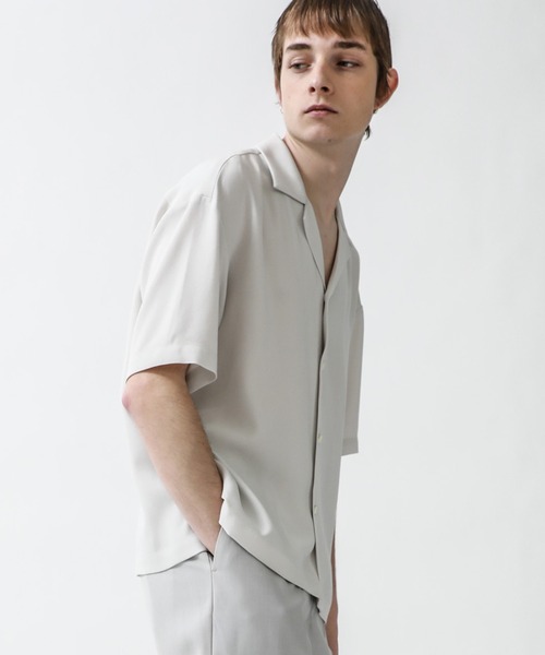 city（シティ）の「GEORGETTE OPEN COLLAR SHIRTS S/S（シャツ