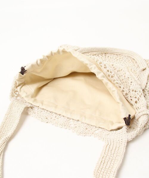 ALTROSE（アルトローズ）の「トートバッグ　[ｱｲﾋﾞｰ]（トートバッグ・レディース・ブラウン/グレー/アイボリー・FREE）」の6枚目の写真