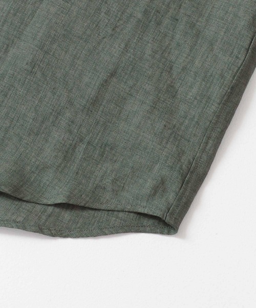 URBAN RESEARCH(アーバンリサーチ)の「ハードマンリネンレギュラーシャツ(シャツ/ブラウス・メンズ・グリーン/ブラック系その他/グレー・MEDIUM/LARGE)」の14枚目の写真